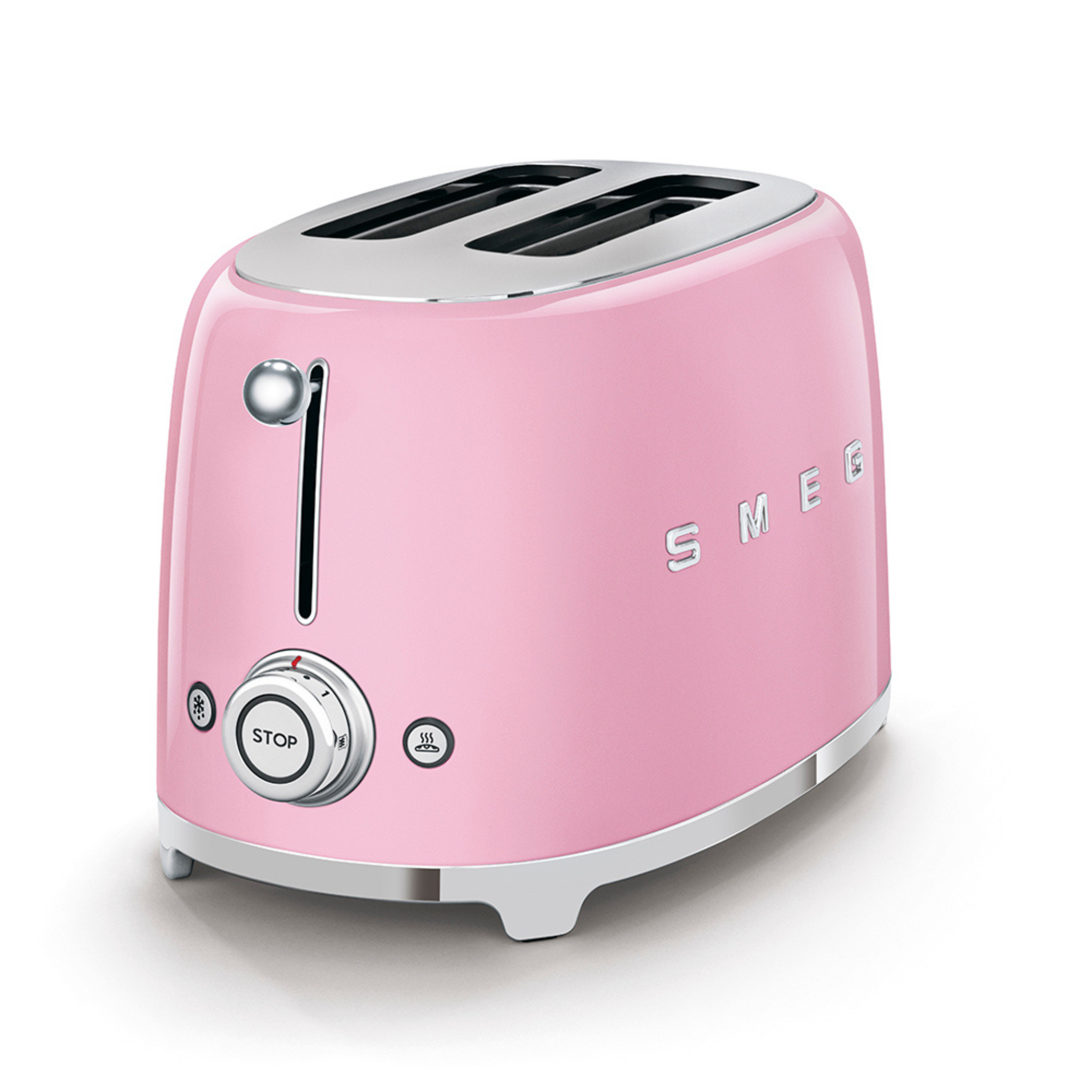 Grille-pain Deluxe 2 tranches Rose - Smeg