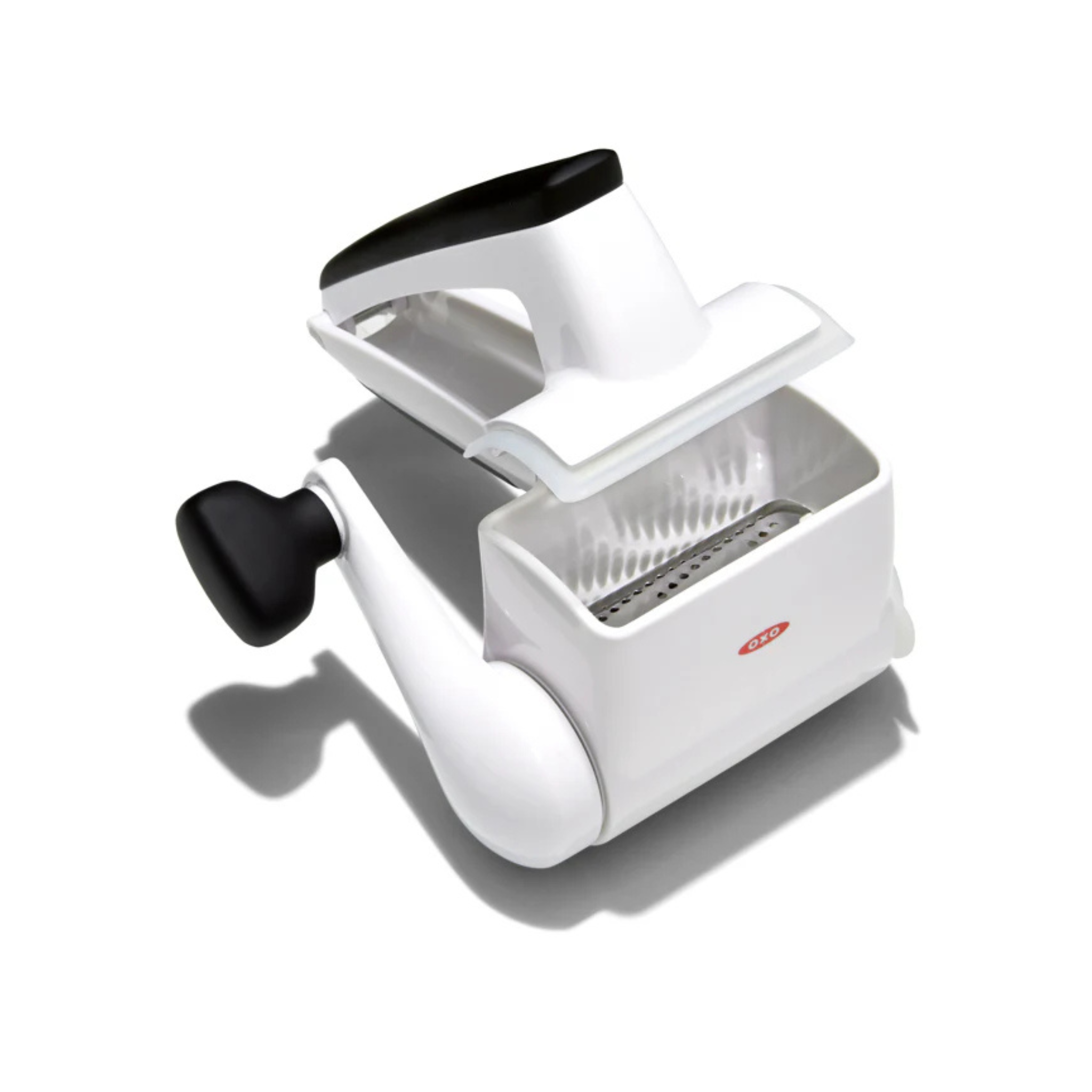 Râpe rotative à fromage avec compartiment Seal & Store – OXO