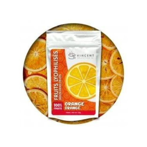 Tranches d'orange lyophilisés 15g