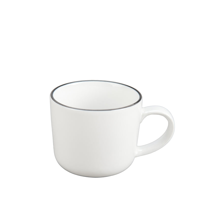 Tasse à café Silhouette en porcelaine blanche 415 ml - BIA