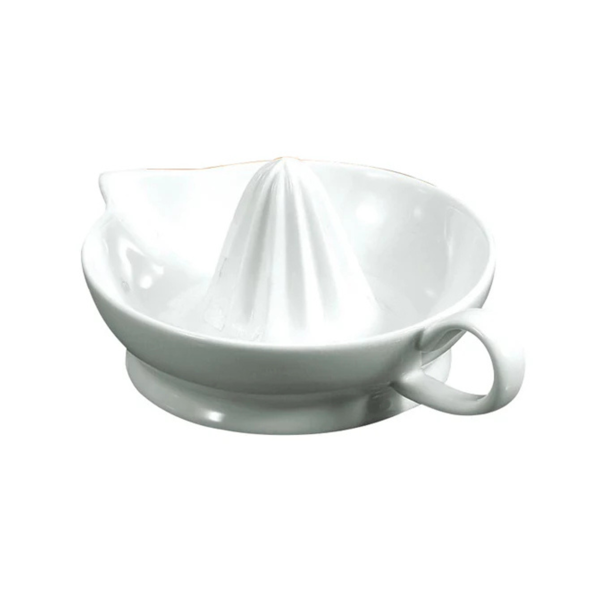 Presse-agrume en porcelaine Blanc