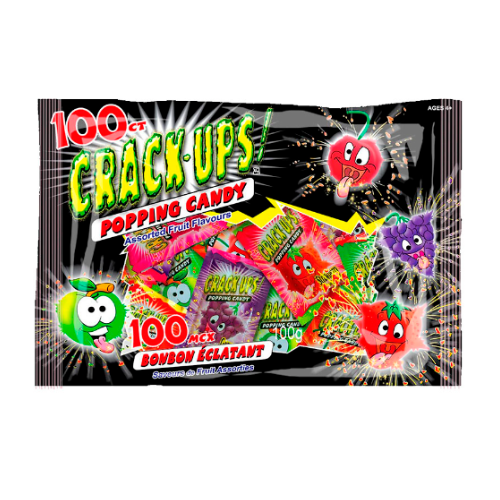 Crack-Ups Popping Candy 100 Count