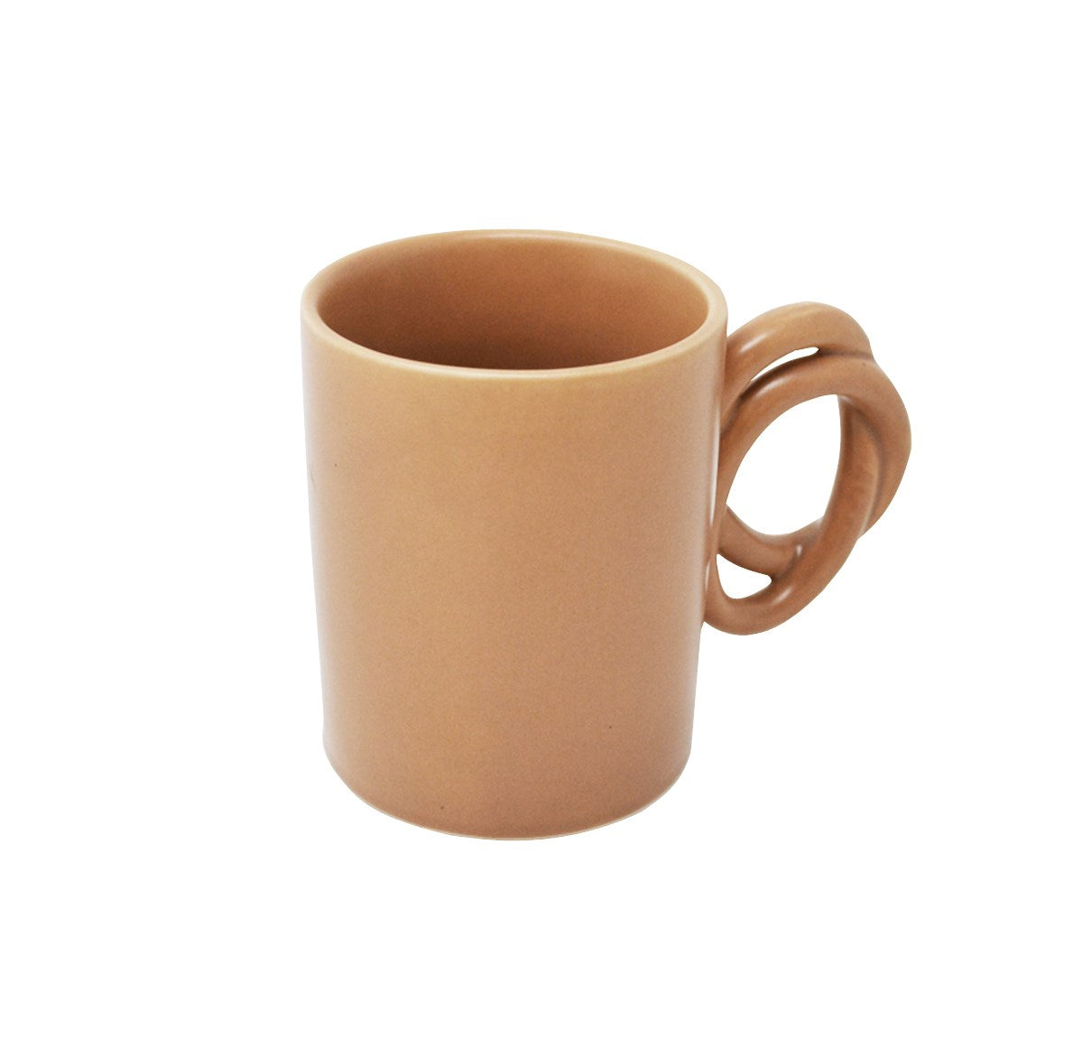 Tasse avec poignée en forme de nœud Nude