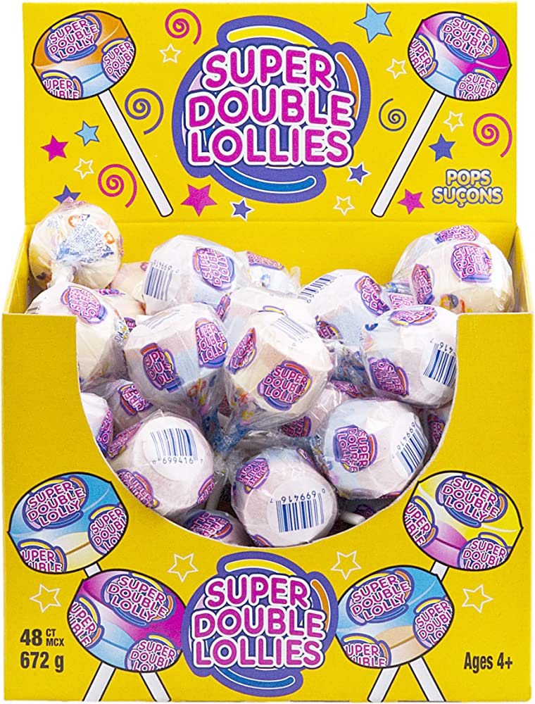 Suçons Super Double Lollies 48 x 14g