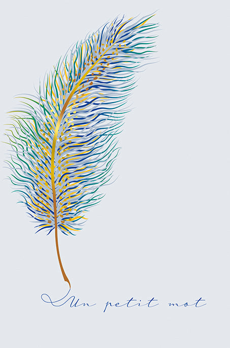 Carte de souhait "un petit mot"