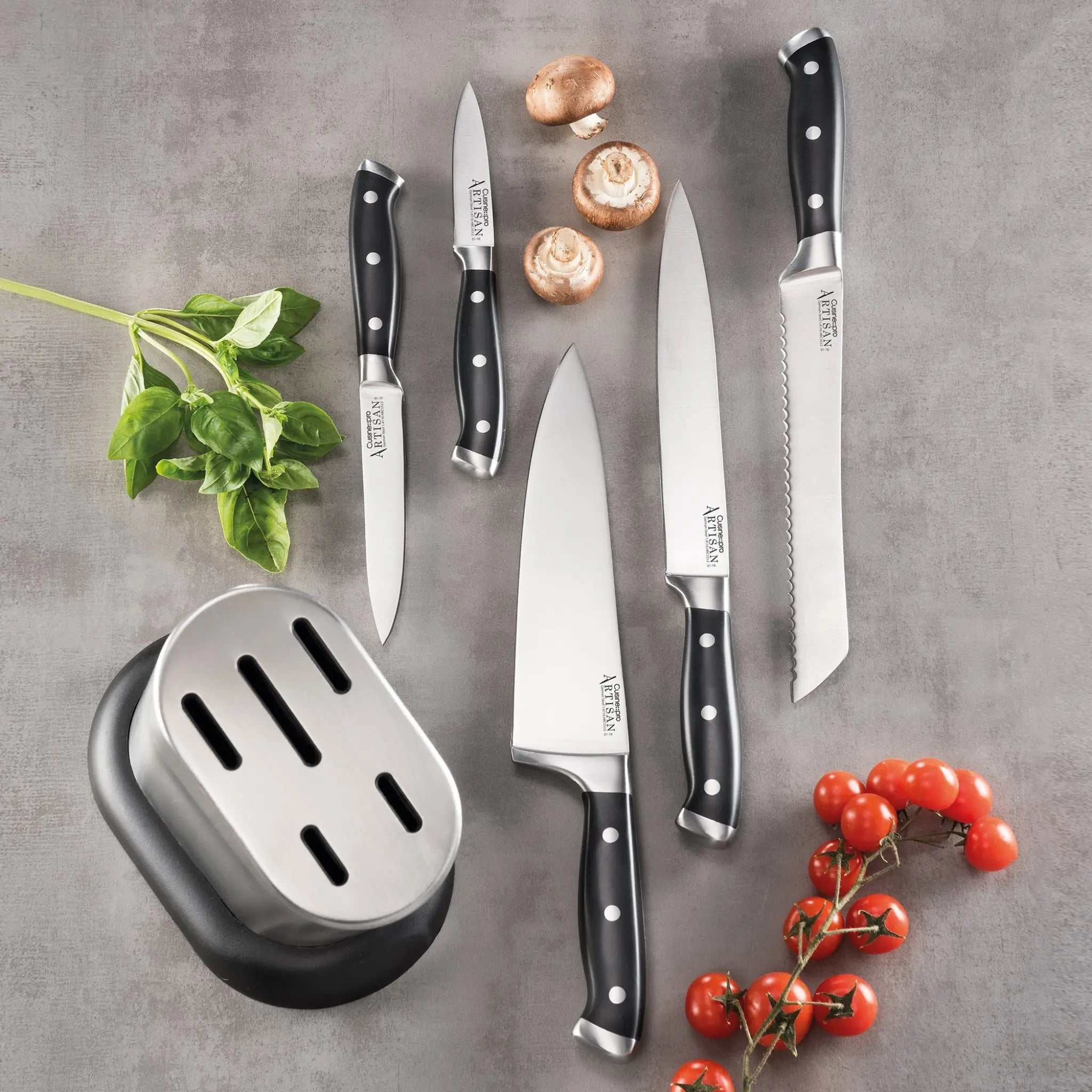 Bloc de couteaux Stahl ARTISAN™ 6 pièces - Cuisine::pro® Cuisine::pro®
