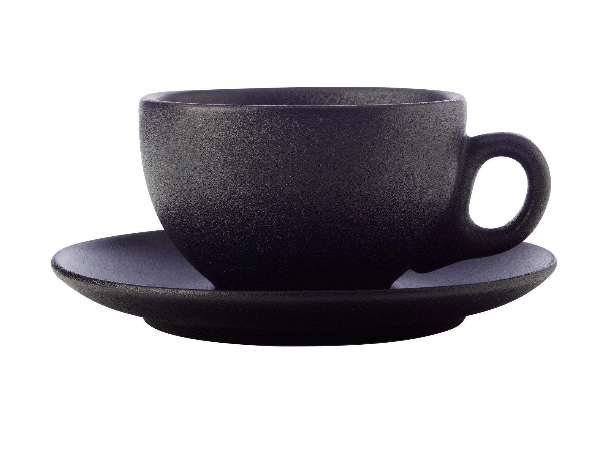 Tasse avec soucoupe Caviar 250 ml - Maxwell & Williams