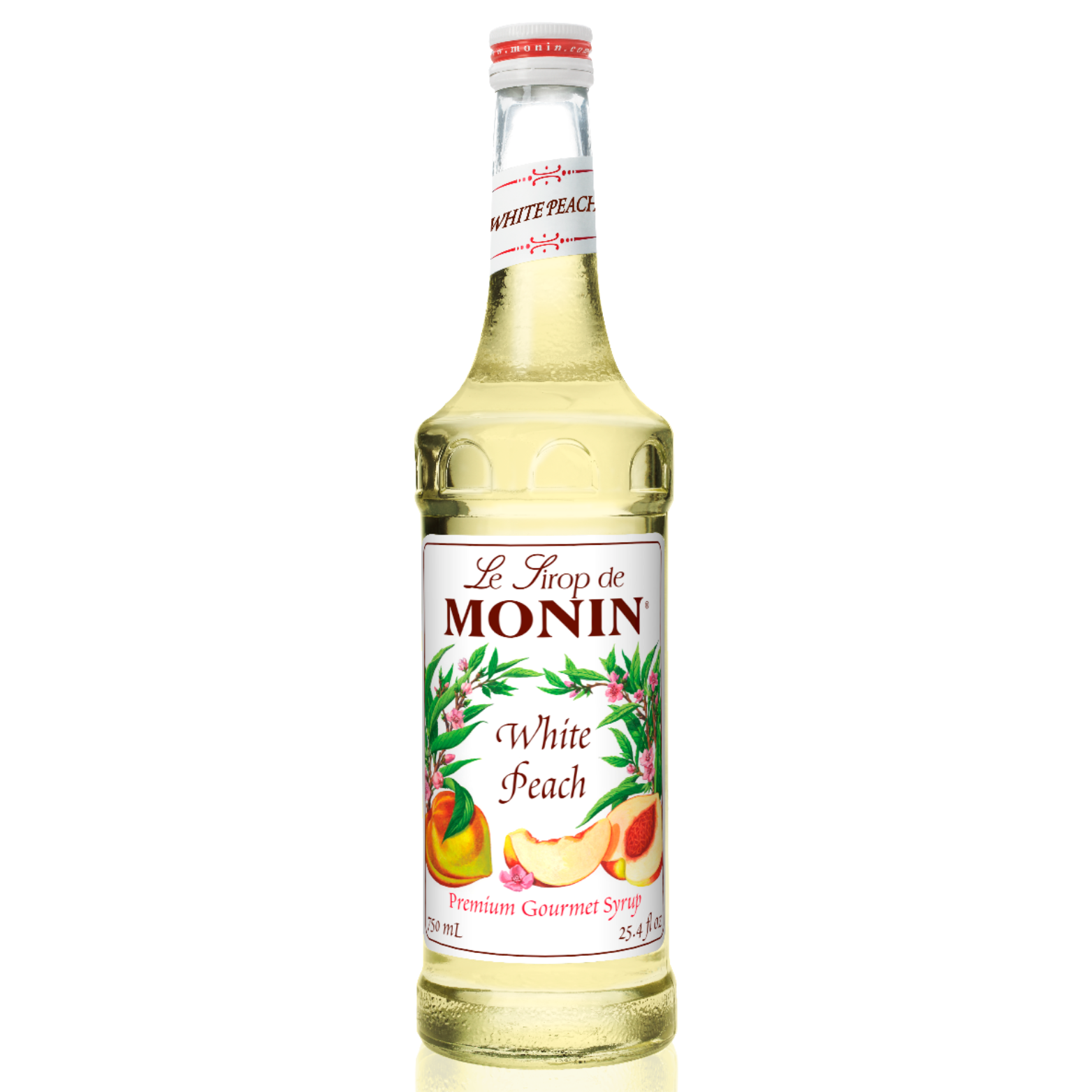 White Peach Syrup 750ml - Monin
