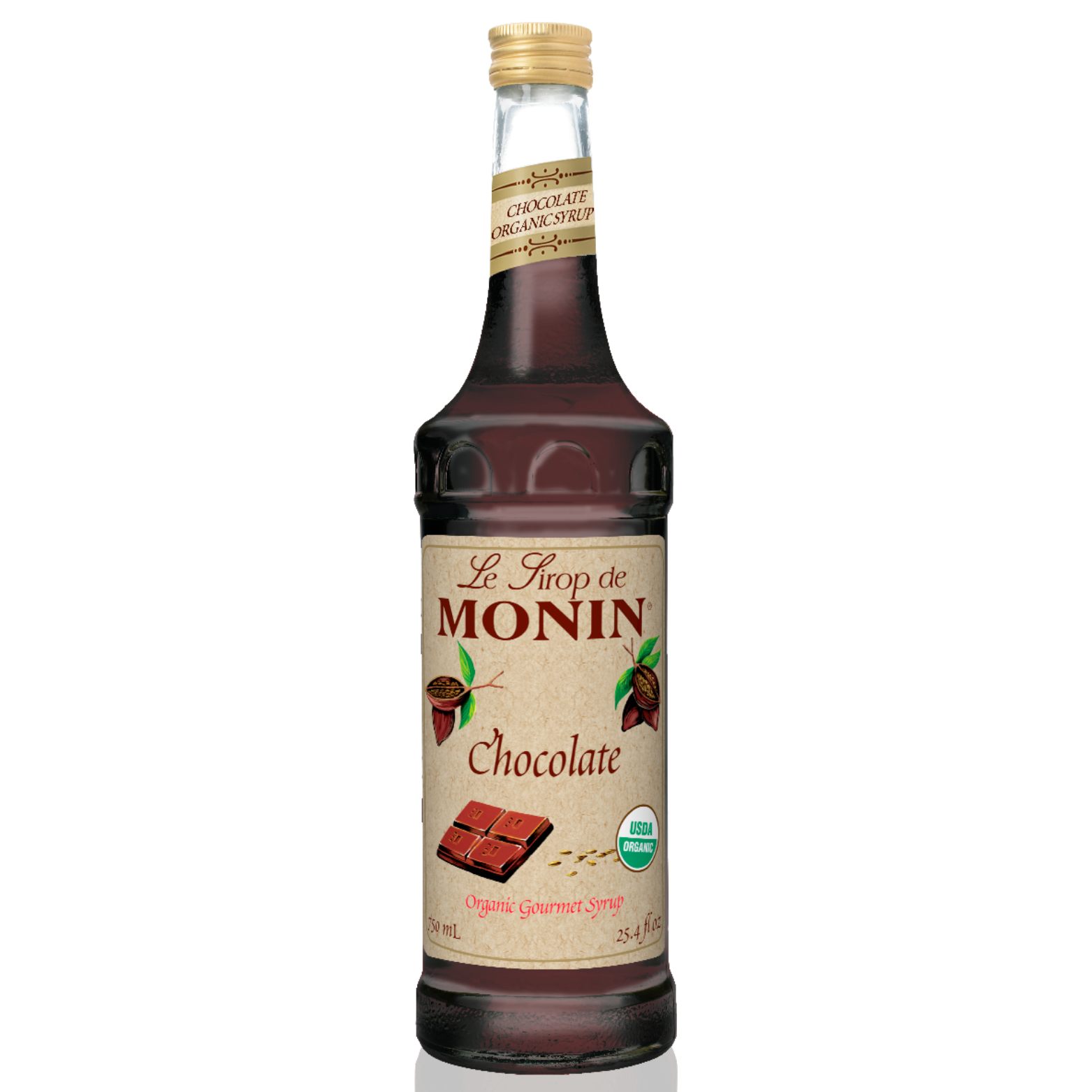 Organic Chocolate Syrup 750ml - Monin