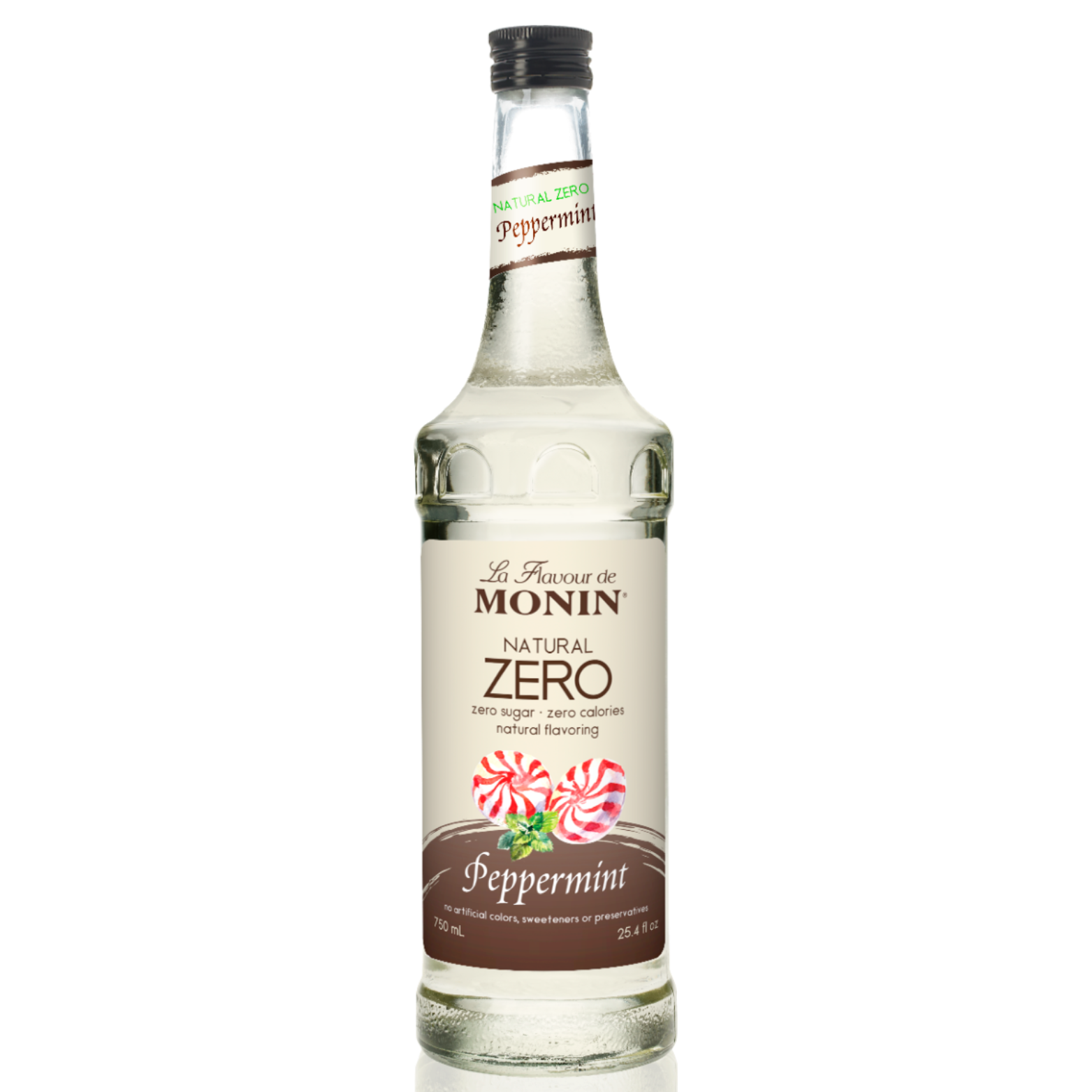 Zero Calorie Peppermint Syrup 750 ml - Monin