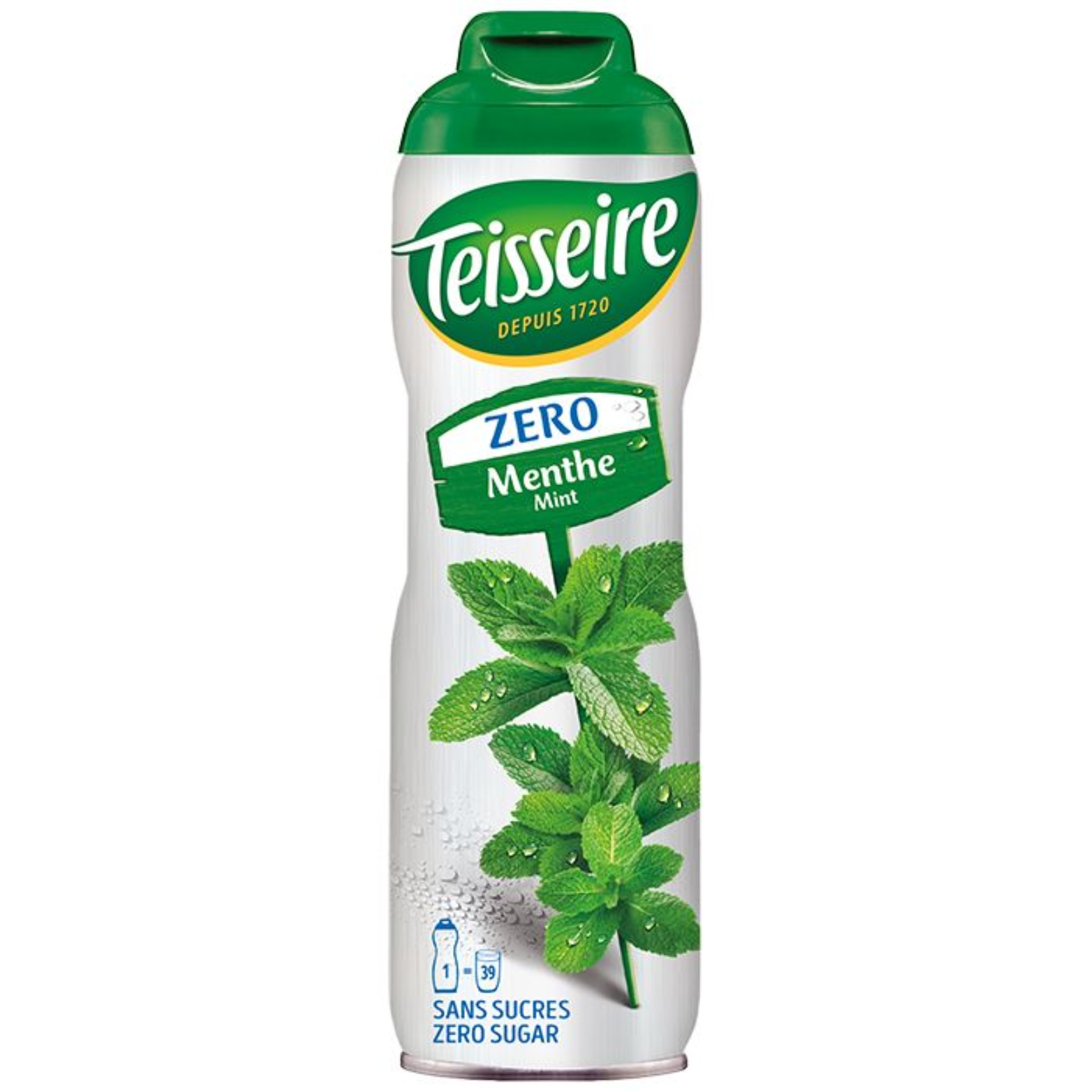 Sirop Menthe sans sucre 600ml - Teisseire