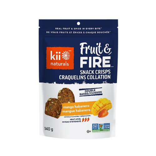 Mini Mango Habanero Snack Crackers - Kii Naturals