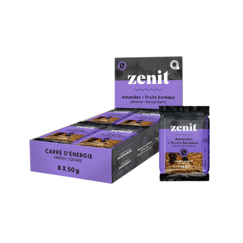 Almond &amp; Boreal Fruit Energy Square 50g - Zenit Nutrition