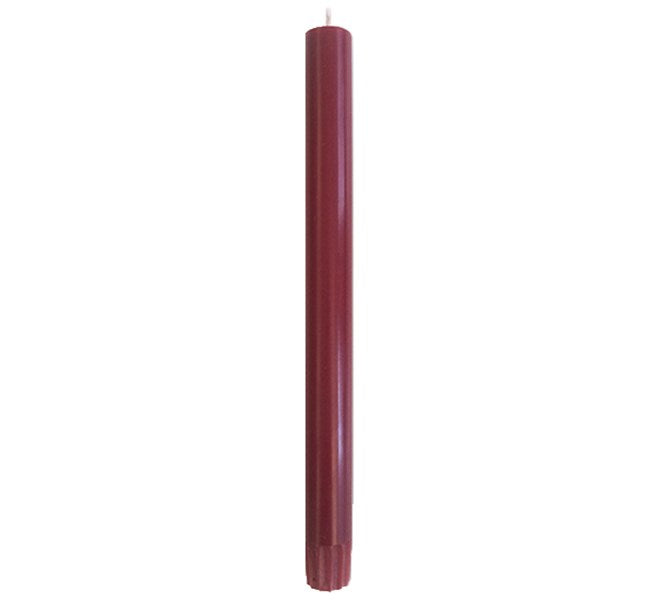 Unscented Burgundy Candle 24.5 cm