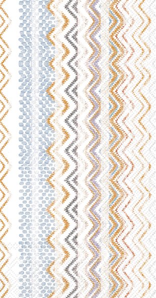 Ensemble de 16 serviettes de table en papier Nature bleue