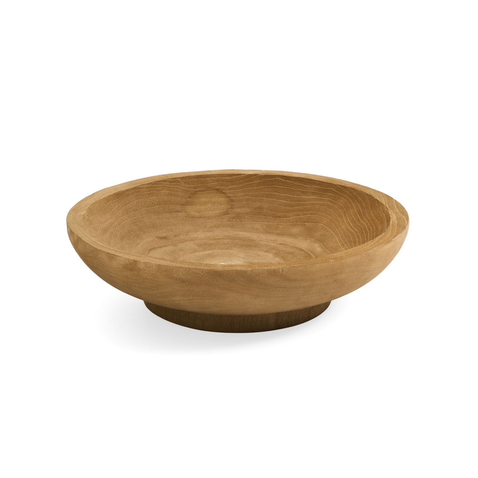 Plateau rond en bois 15,5 x 15,5 po