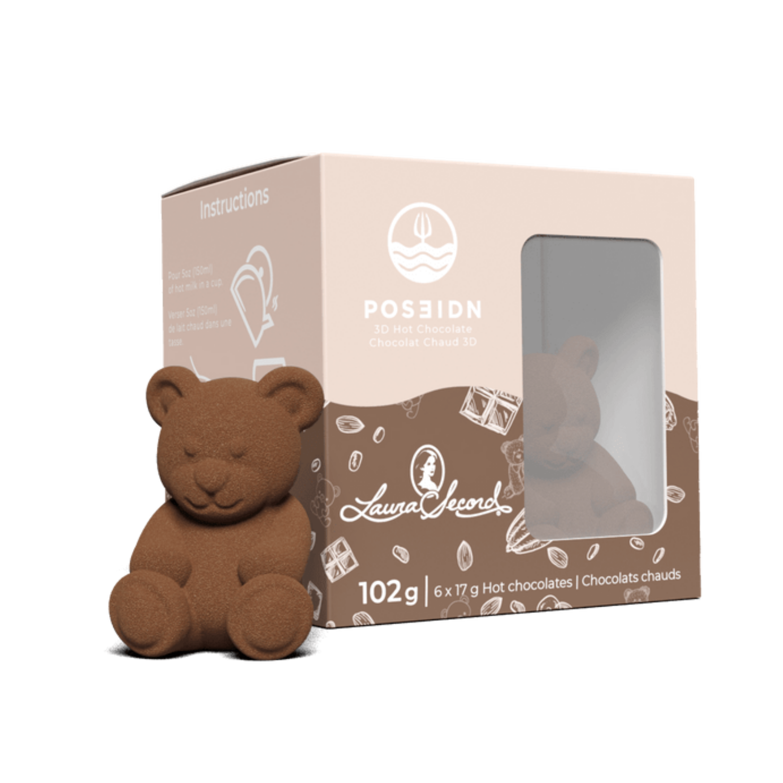 Ensemble de 6 bombes à cocktails Chocolat chaud - Poseidn