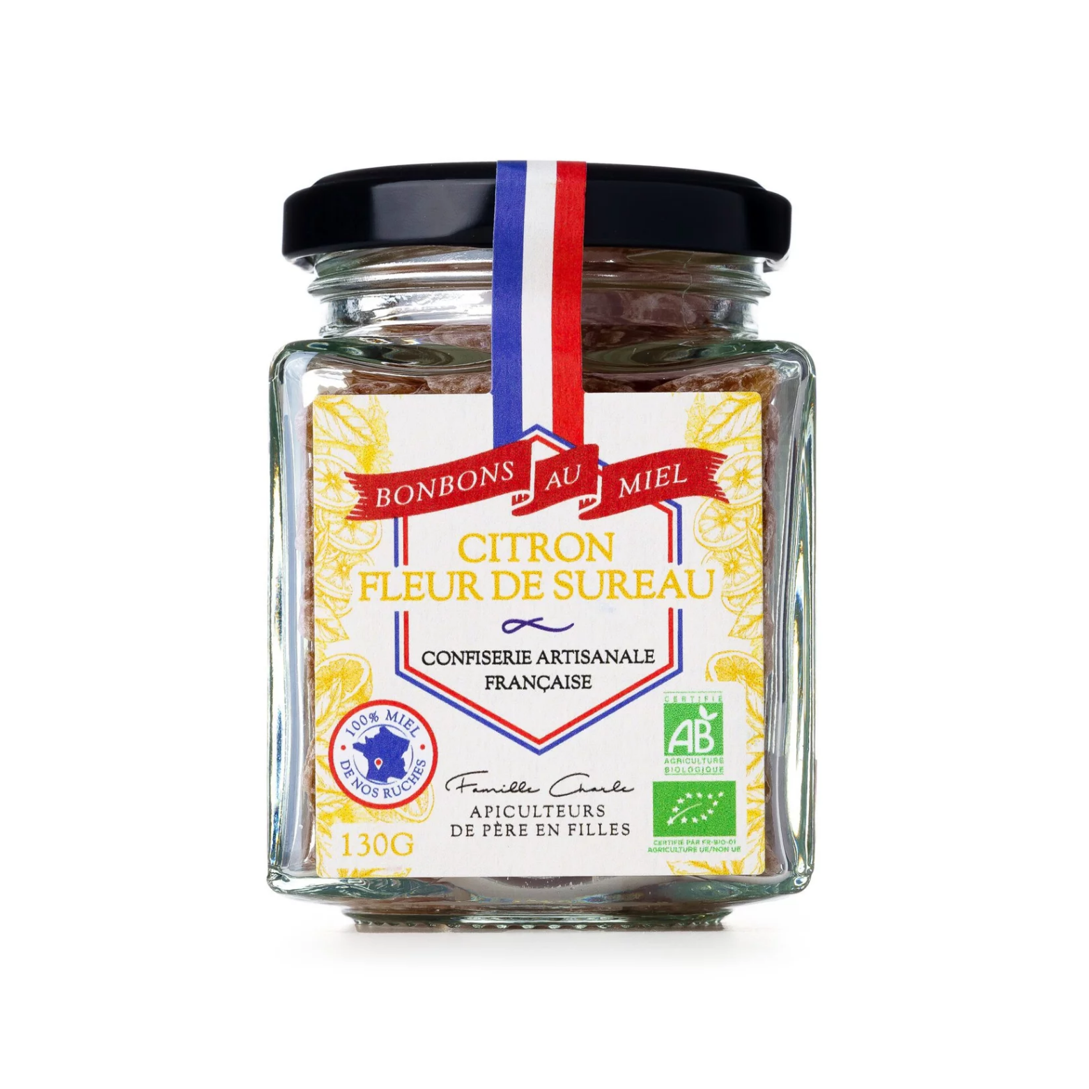 Bonbons au miel Citron & fleur de sureau 130g