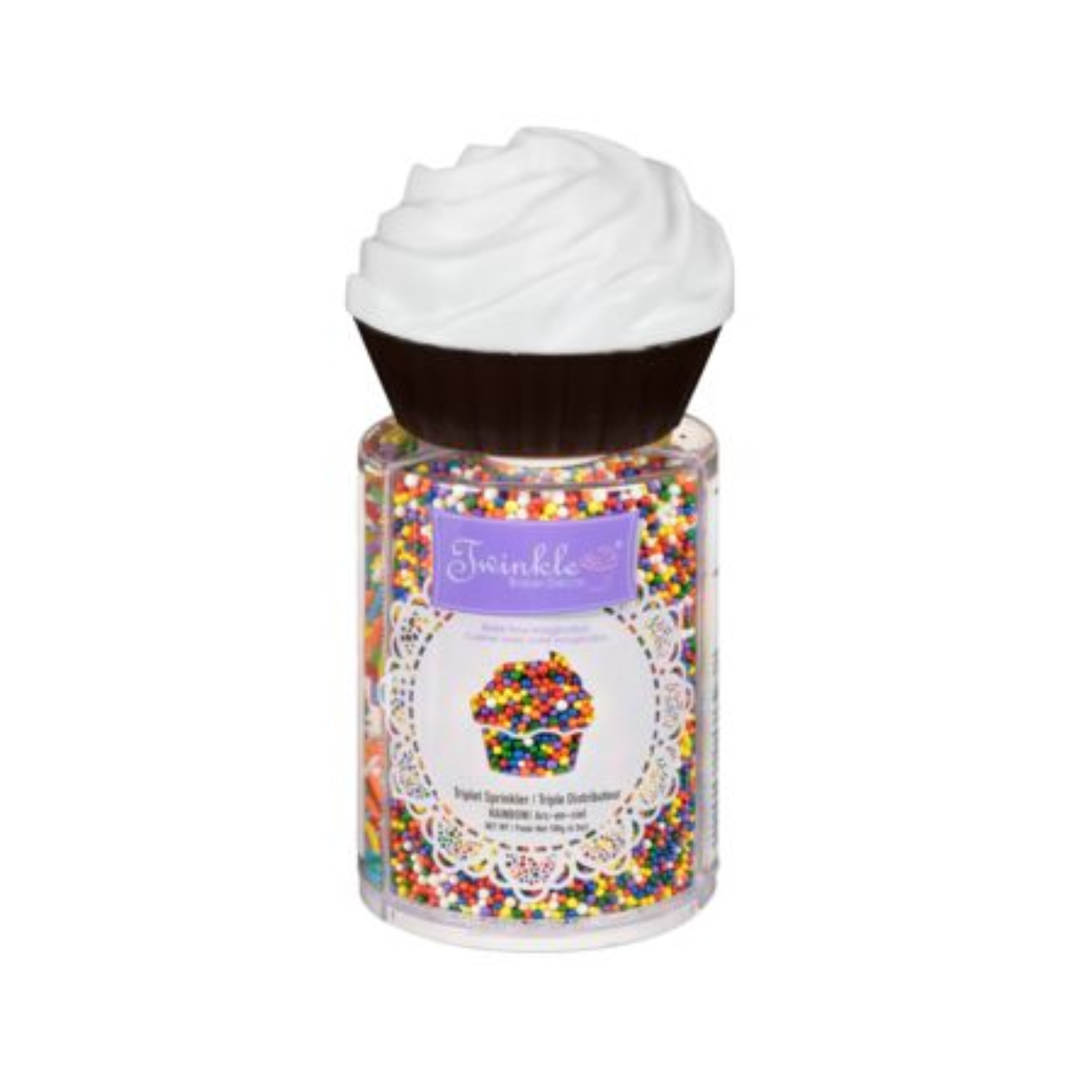 Ensemble de 3 compartiments de décorations multicolores 185 g