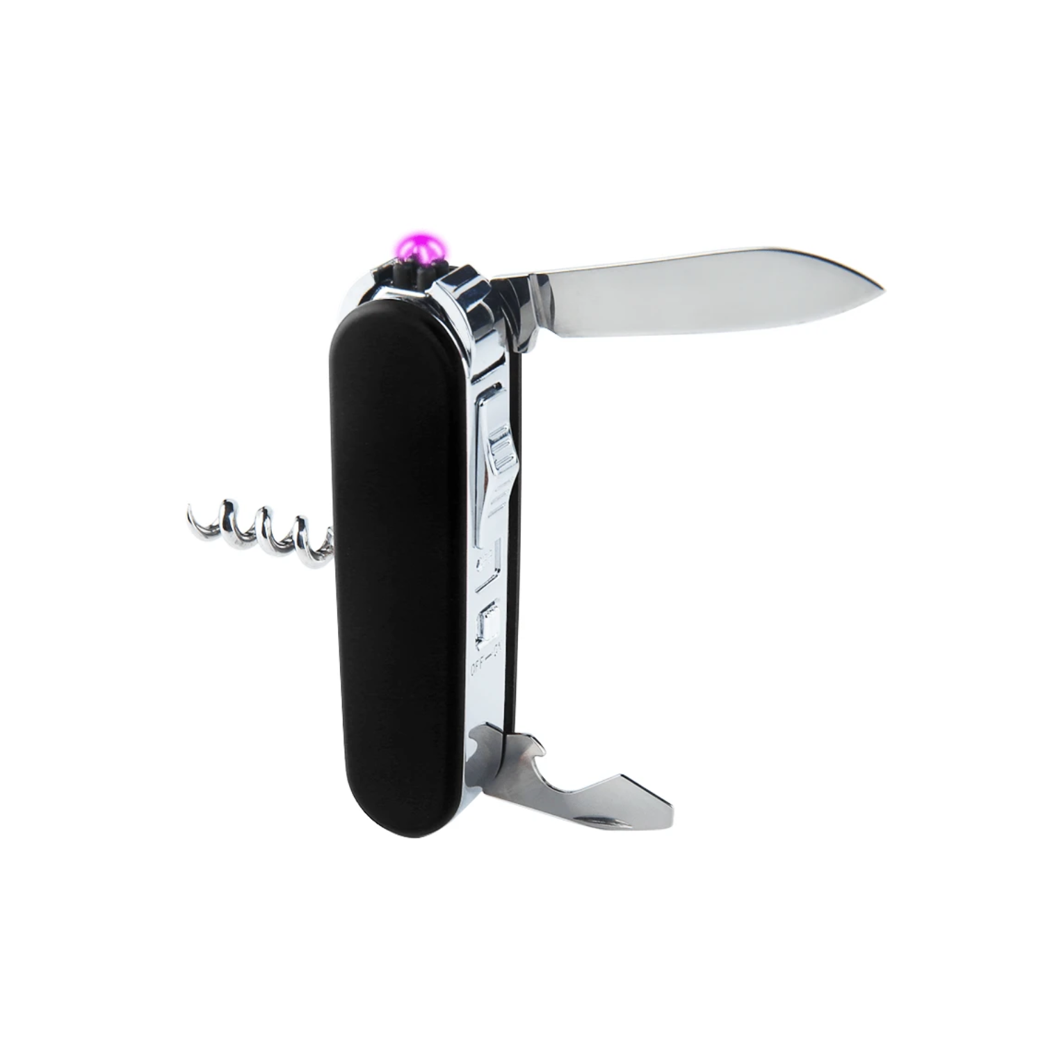 Couteau avec allume-feu rechargeable intégré