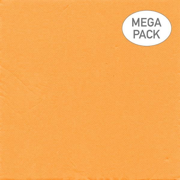 Ensemble de 40 serviettes de table en papier Orange