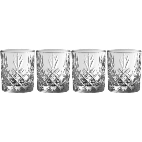 Ensemble de 4 verres à whisky 11.25oz