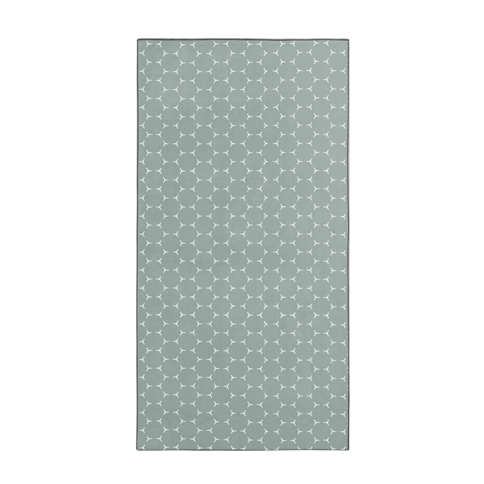 Serviette de plage en microfibre Marguerite en brise Sauge - Solem