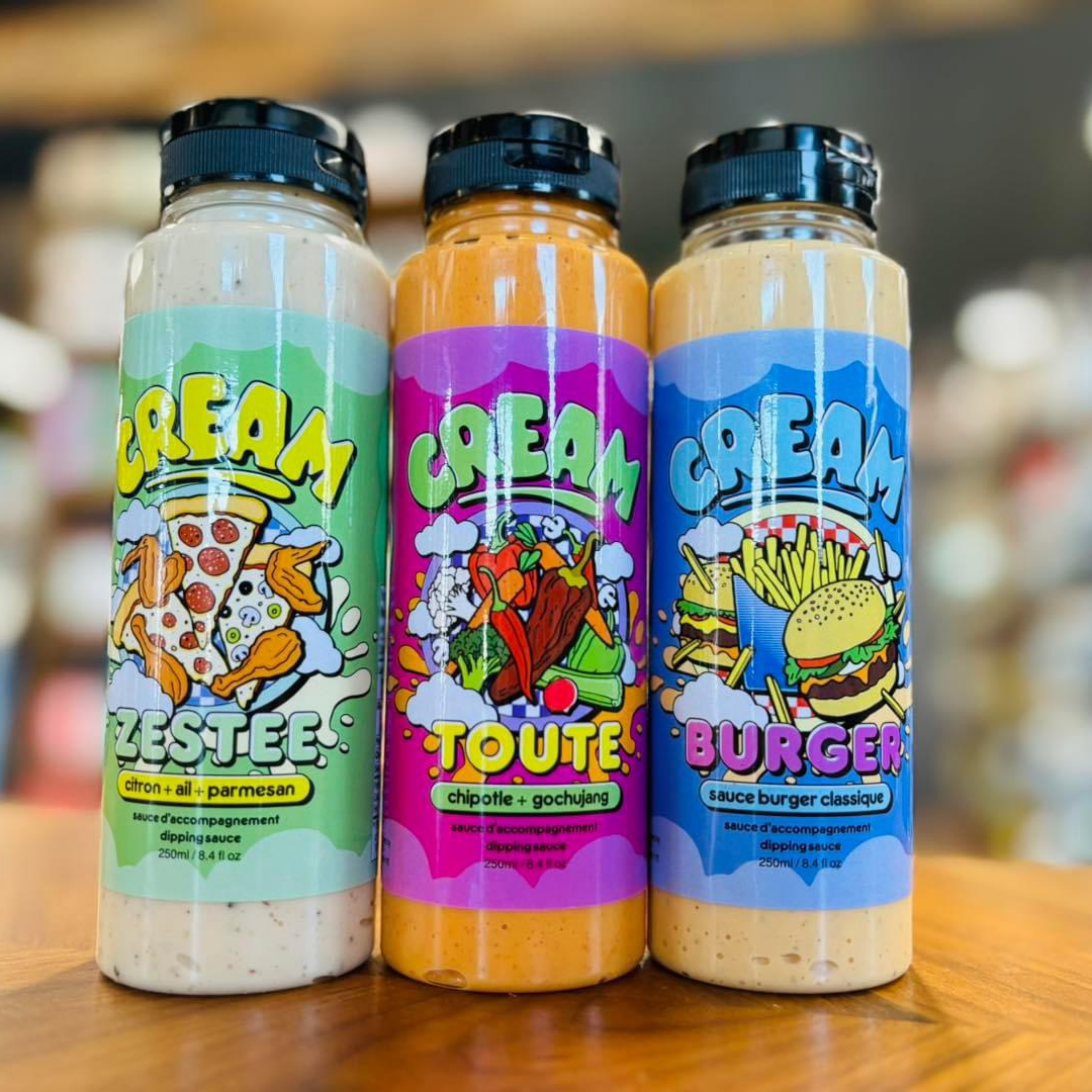 Sauce Cream 250ml Saveurs variées