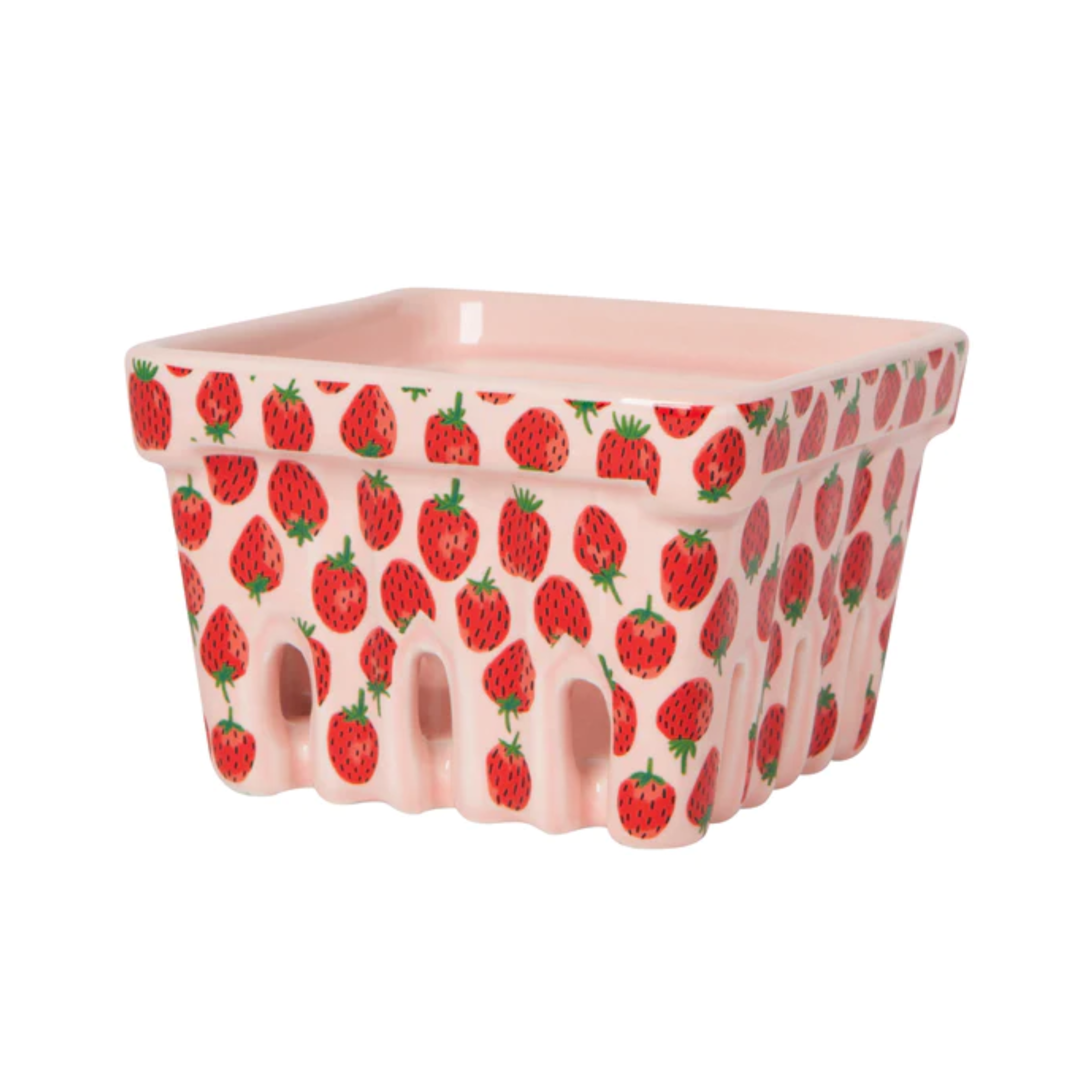 Panier en céramique Fraises
