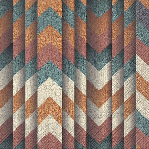 Ensemble de 20 serviettes de table en papier Terracota