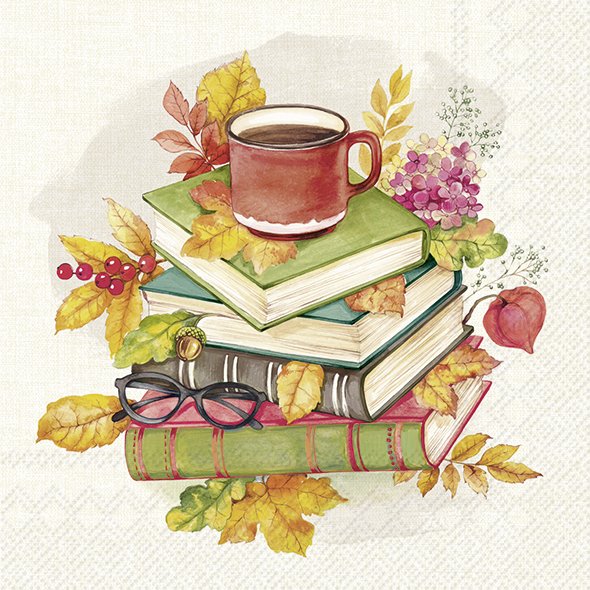 Ensemble de 20 serviettes de table en papier Temps de lecture