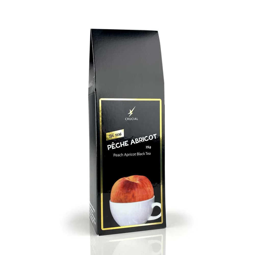 Thé noir pêche abricot 25g - La maison du bleuet