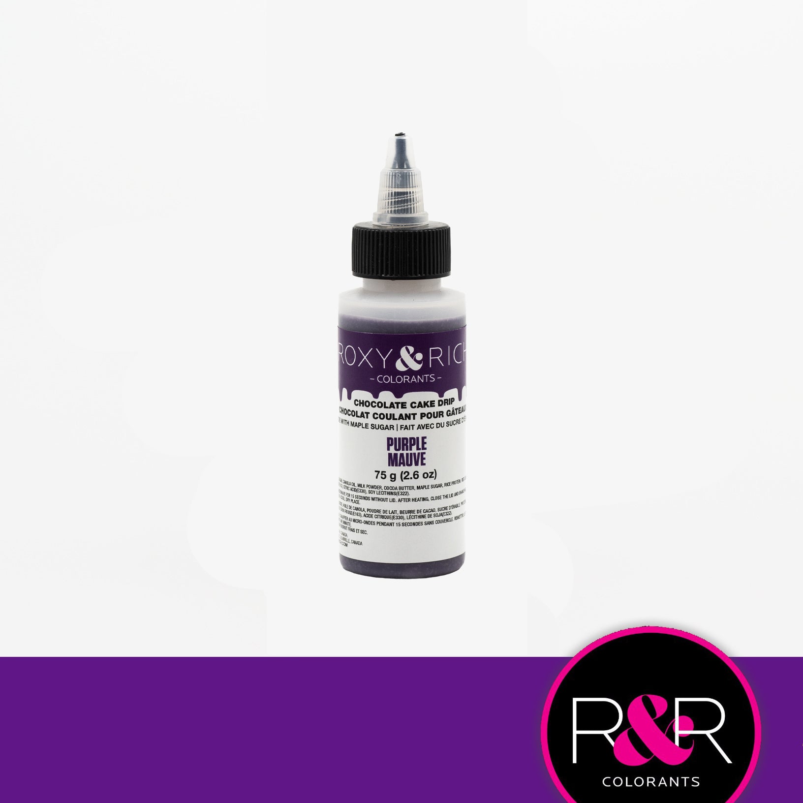 Chocolat coulant pour gâteaux 75 gr - Mauve
