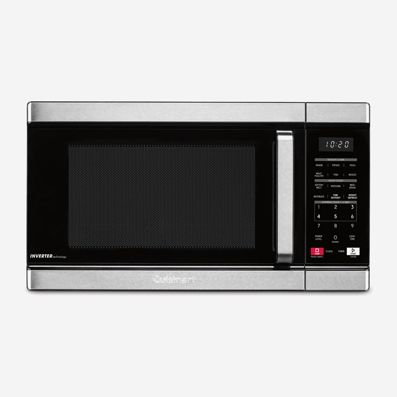 Cuisinart Black and Chrome Inverter Microwave Oven