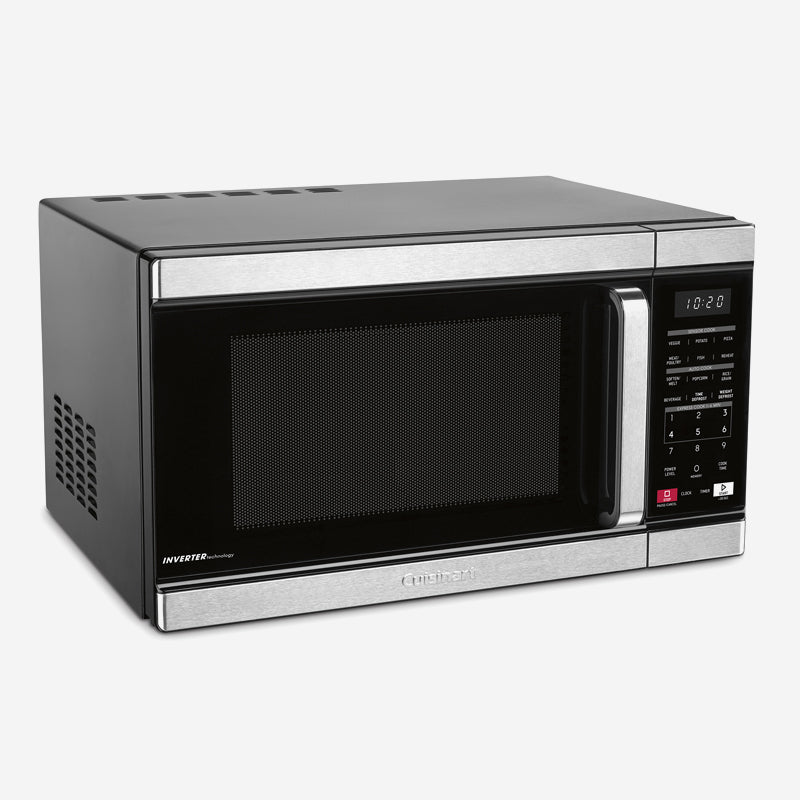 Cuisinart Black and Chrome Inverter Microwave Oven