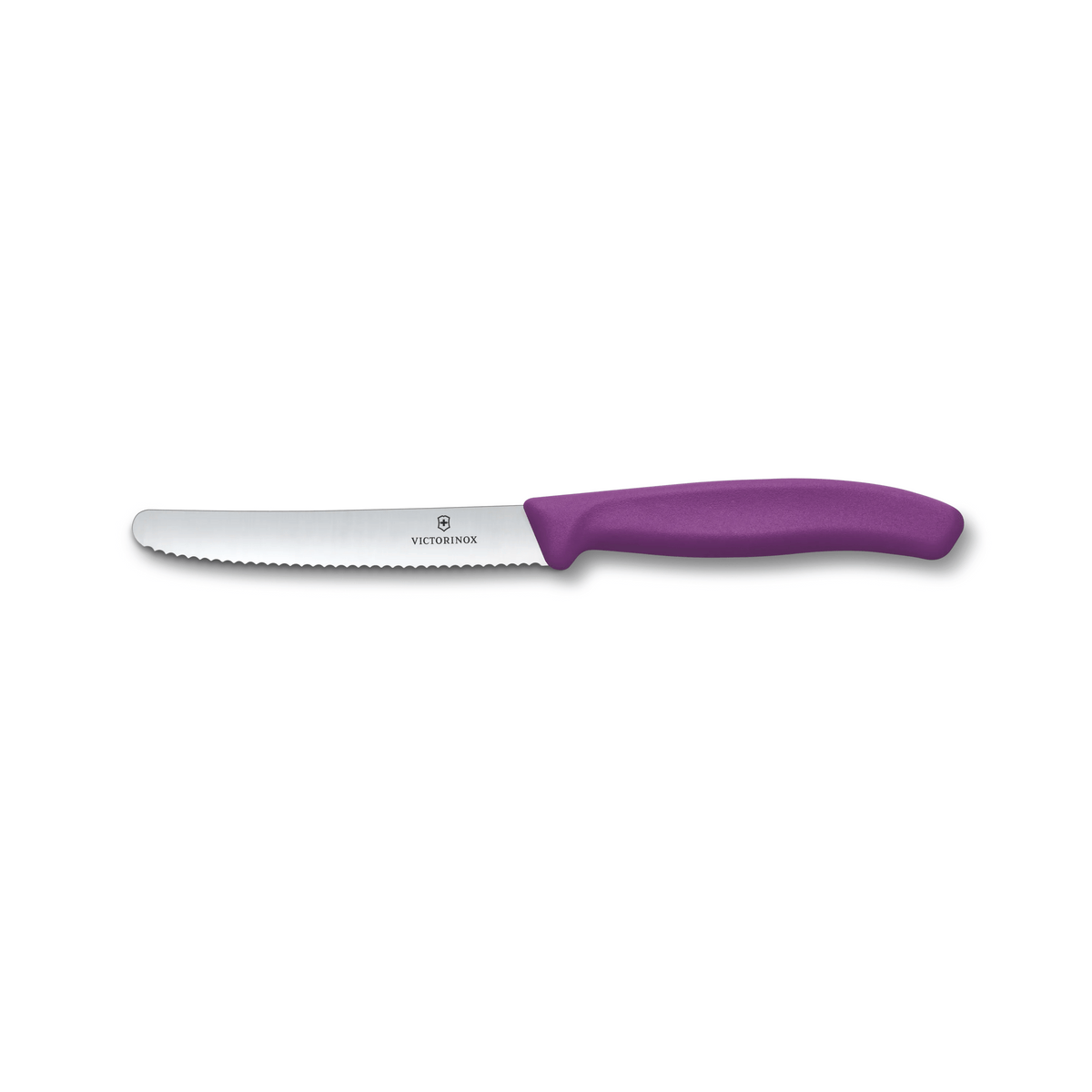 Swiss Classic Mauve 11 cm Wavy Edge Tomato Knife – Victorinox