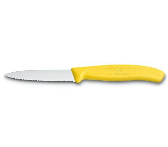 Couteau lame dentelée Jaune 3.25" - Victorinox