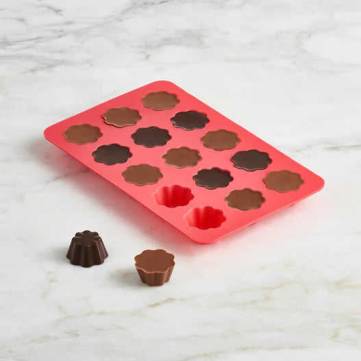 Ensemble de 2 moules pour chocolat Fleur - Trudeau