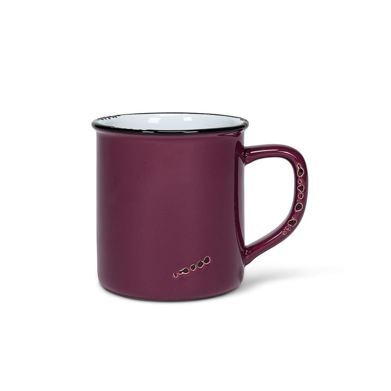 Tasse en grès Prune 14oz
