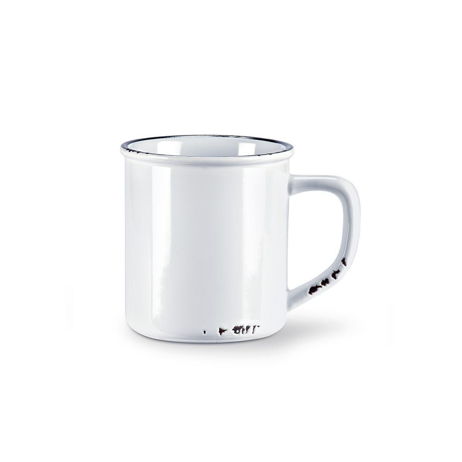 Tasse en grès mat Blanc 14oz