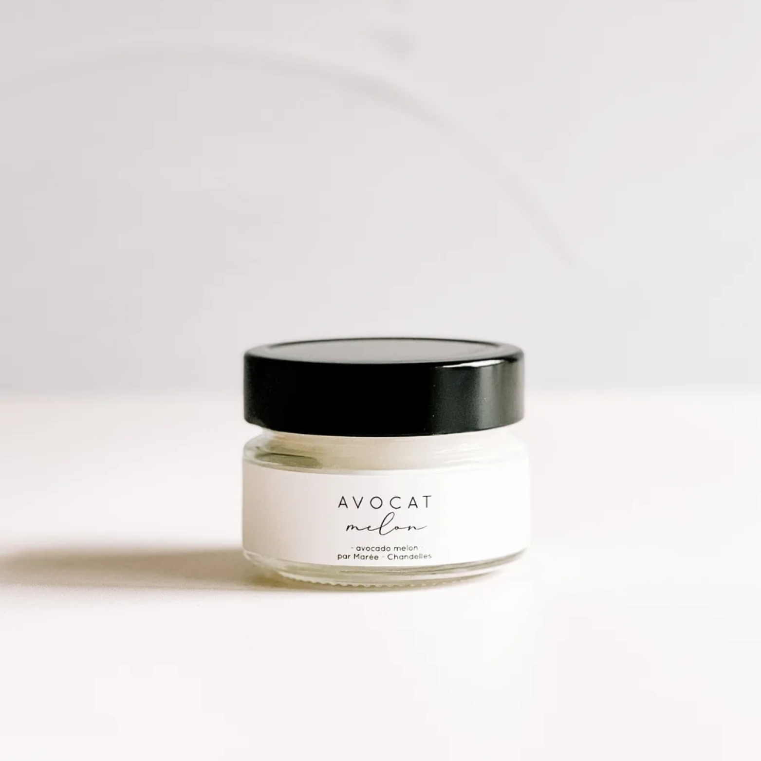 Chandelle de soya Avocat et melon 106 ml - Marée Chandelles