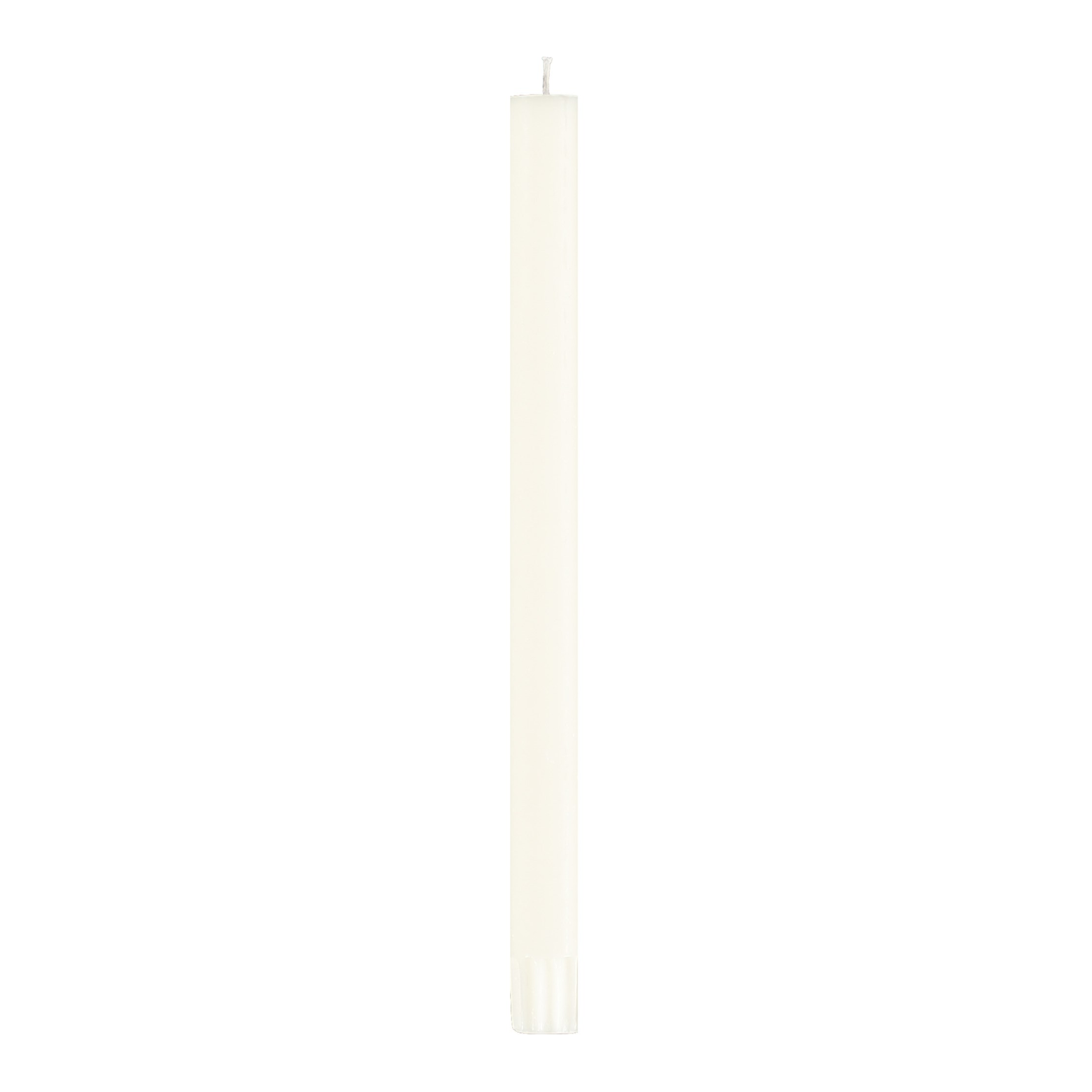 Chandelle non parfumée Blanc perle 24.5cm