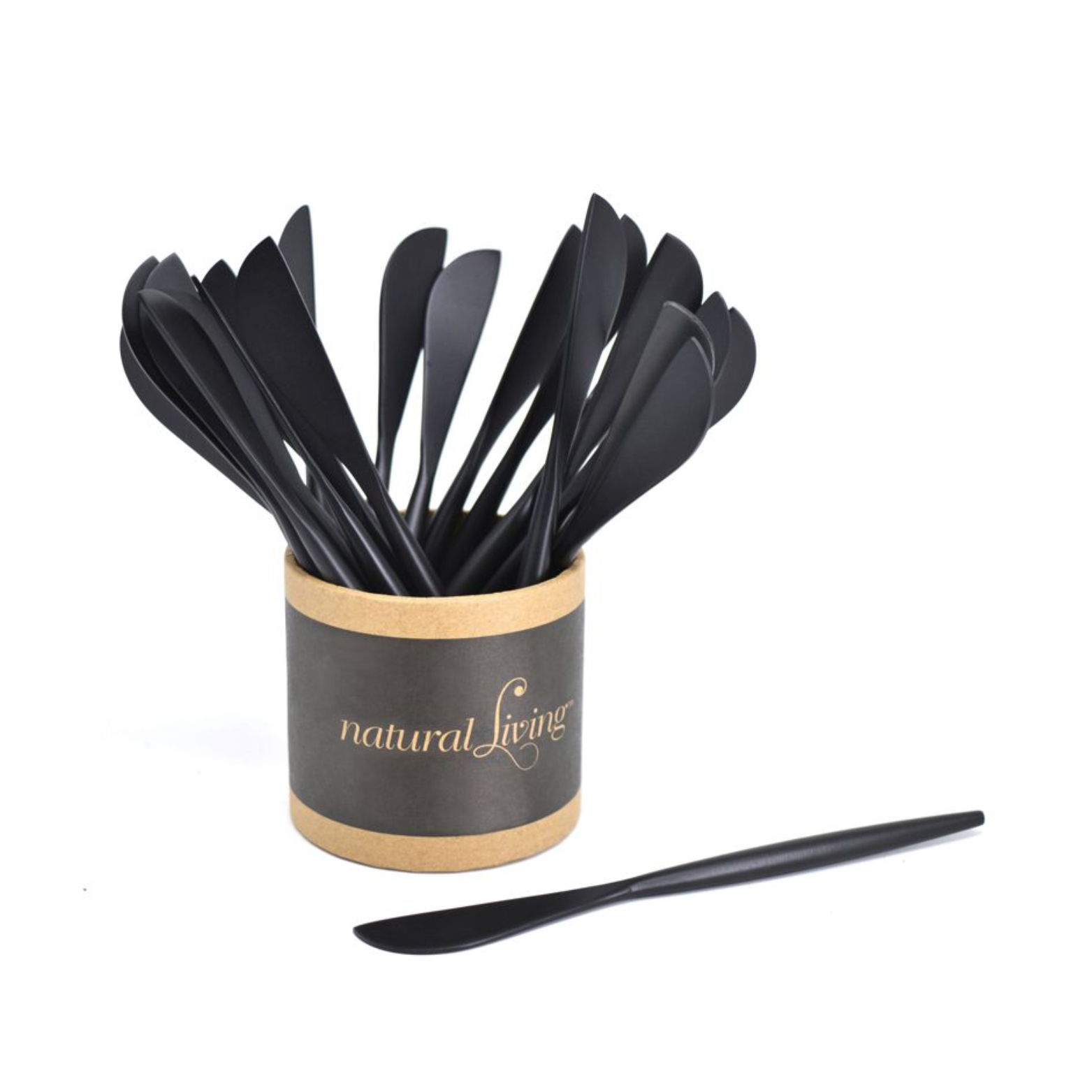 Petit couteau à tartiner Noir mat 13 cm