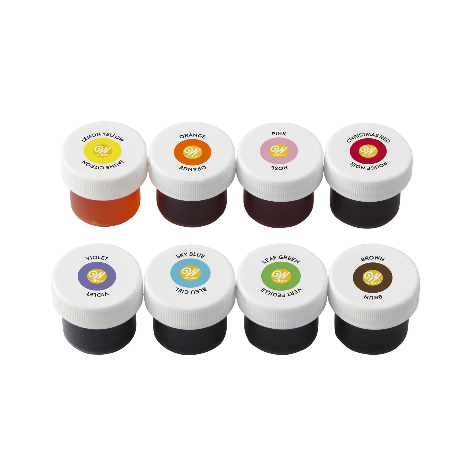 Ensemble de 8 colorants alimentaires en gel