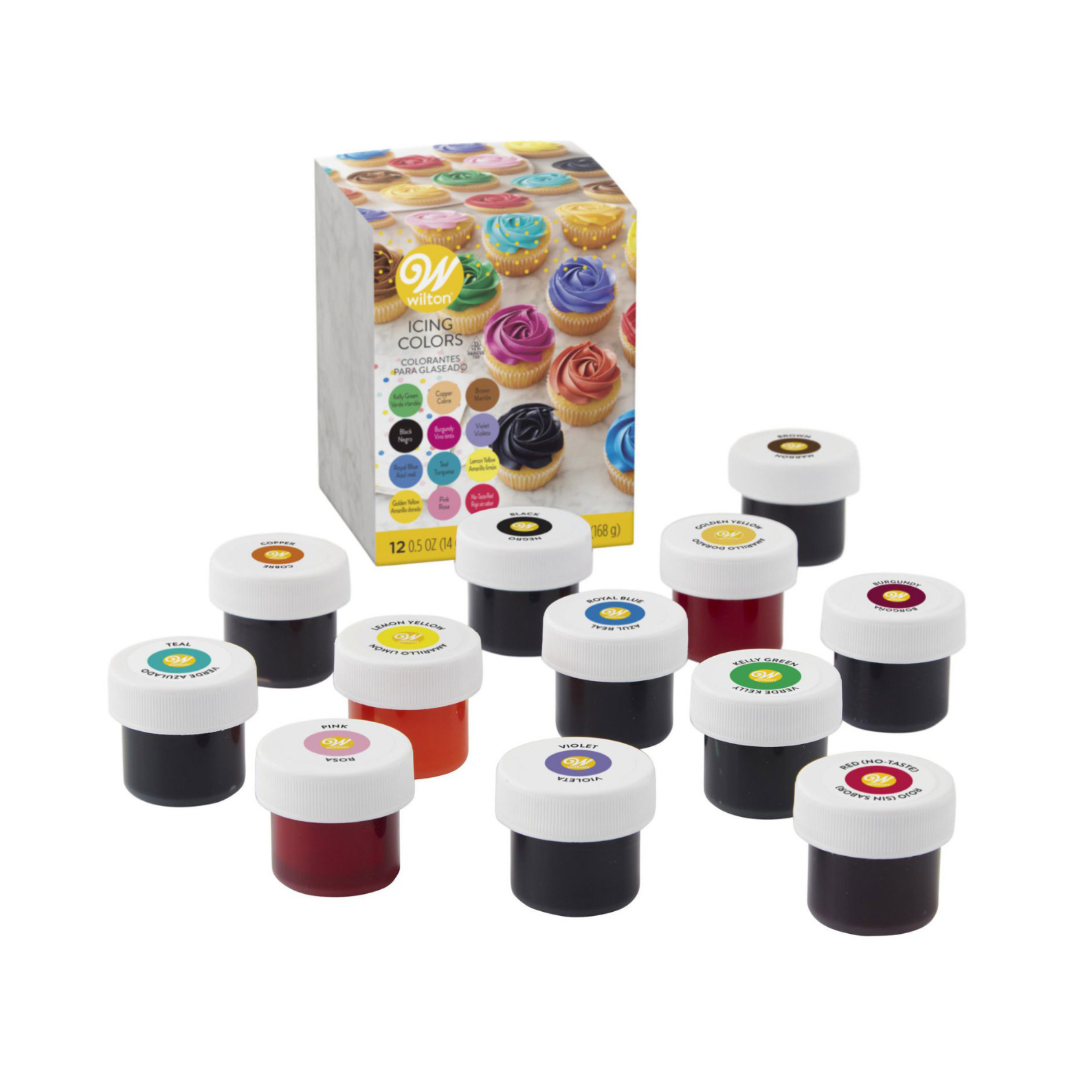 Ensemble de 12 colorants alimentaires en gel