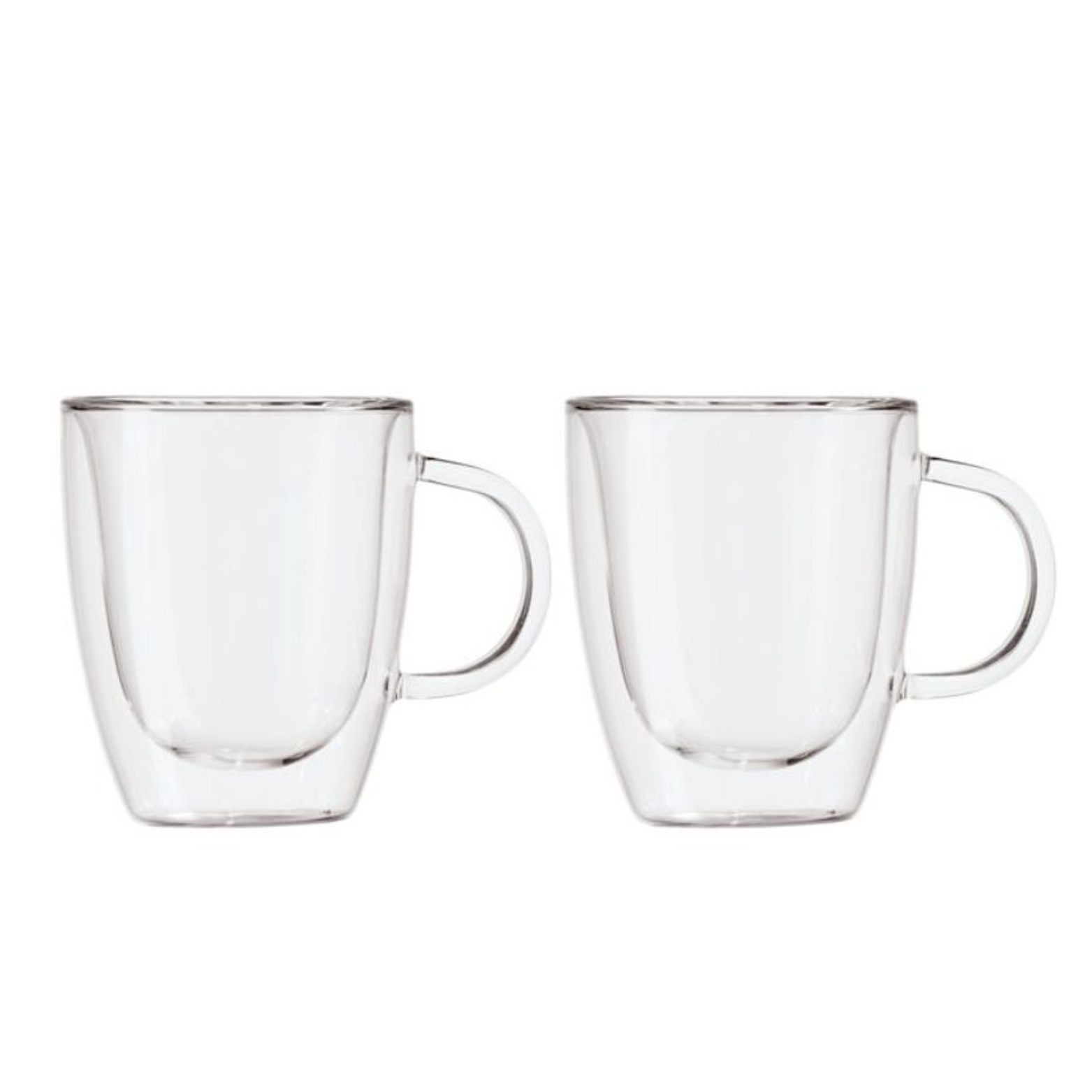 Ensemble de 2 tasses en verre à double paroi 350ml