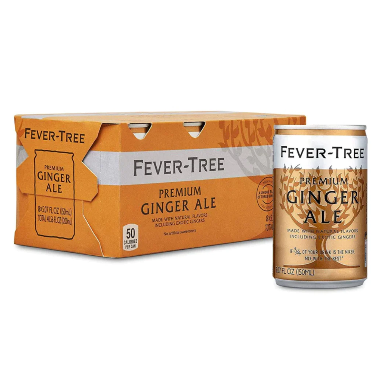 Fever-Tree Ginger Ale Tonic 8-Pack