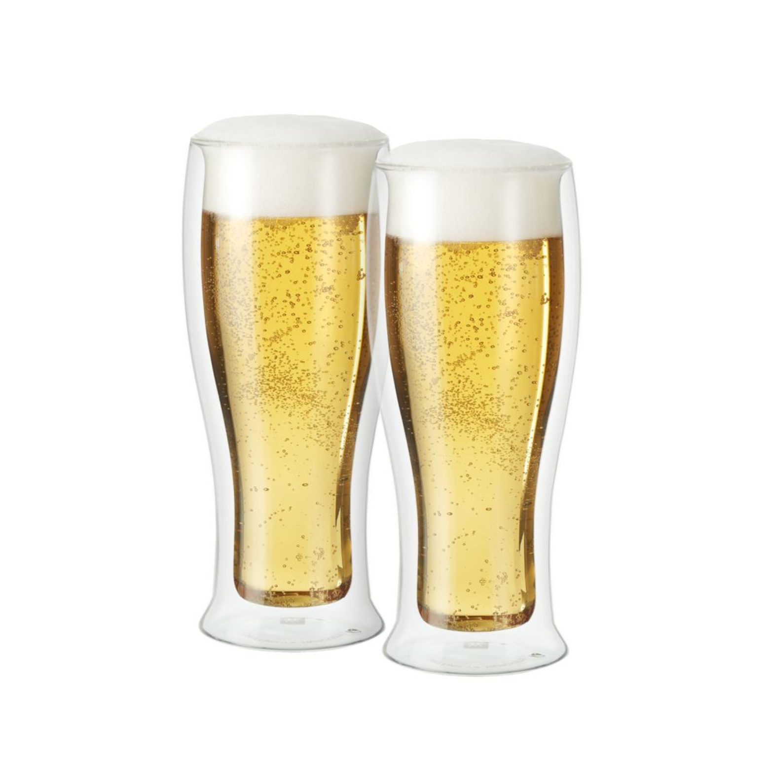 Ensemble de 2 verres à bière à double paroi 400ml