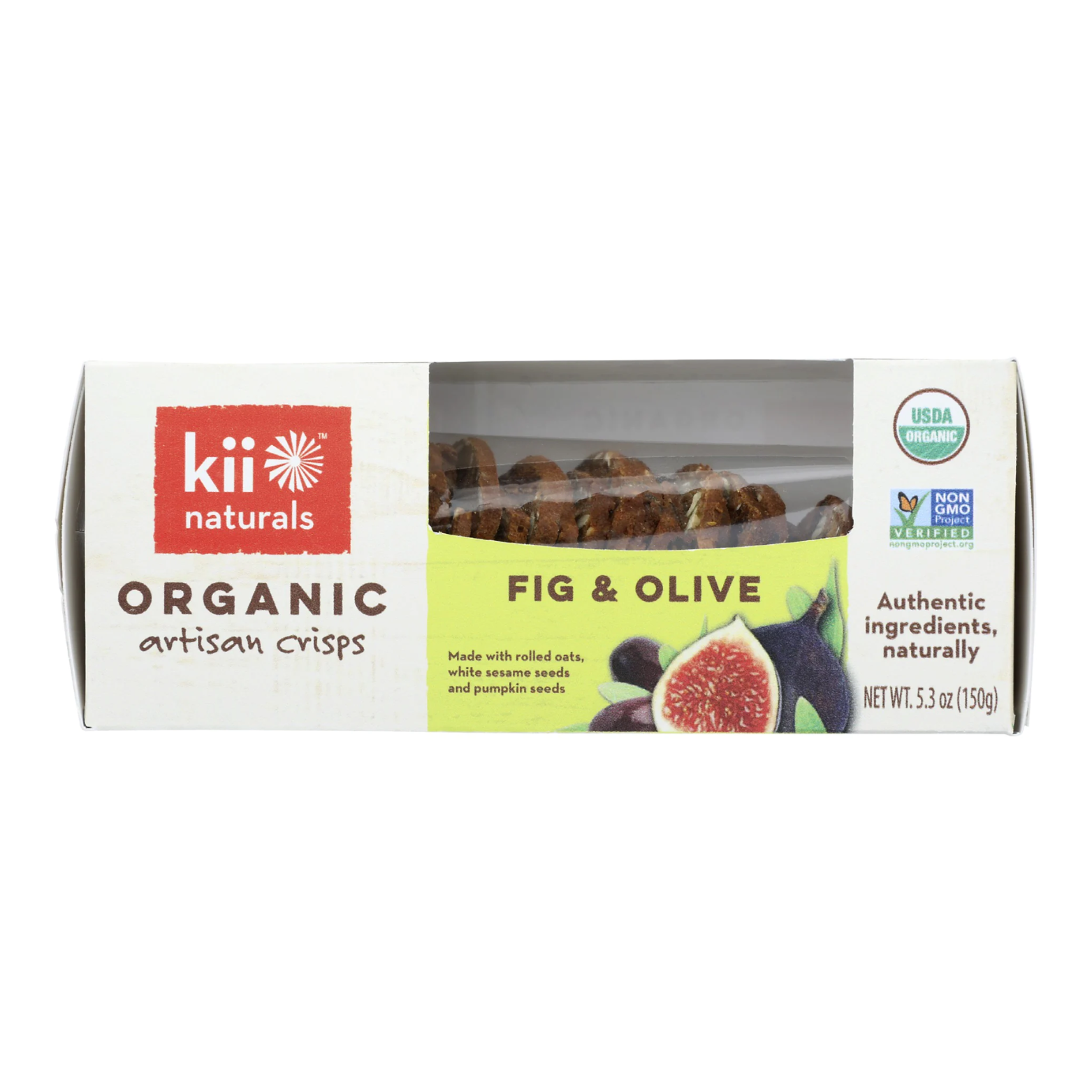 Craquelins biologiques Figue et olives 150g