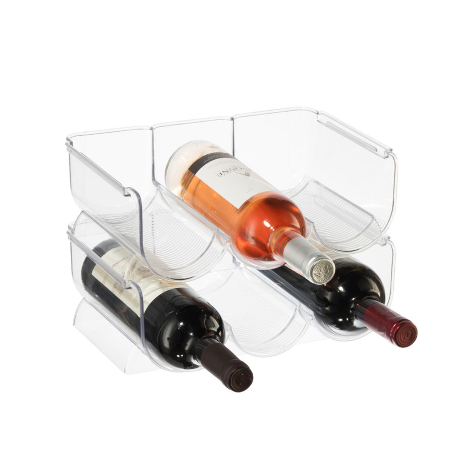 MXTIMWAN Range-Bouteilles, 2 Range Bouteille pour Vin, Porte-Bouteilles  Empilable Porte Bouteilles de Vin, Porte-Bouteille d'eau pour Comptoirs de  Cuisine, Armoire, Frigo : : Cuisine et Maison